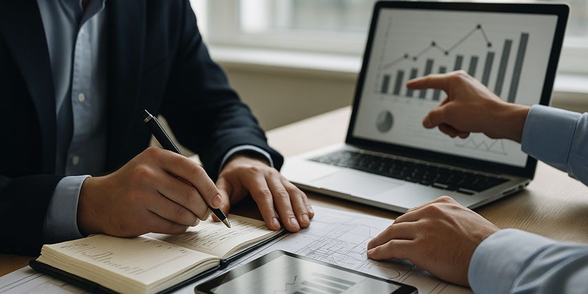 Reunión técnica de gestión de proyectos de ingeniería civil y energías renovables